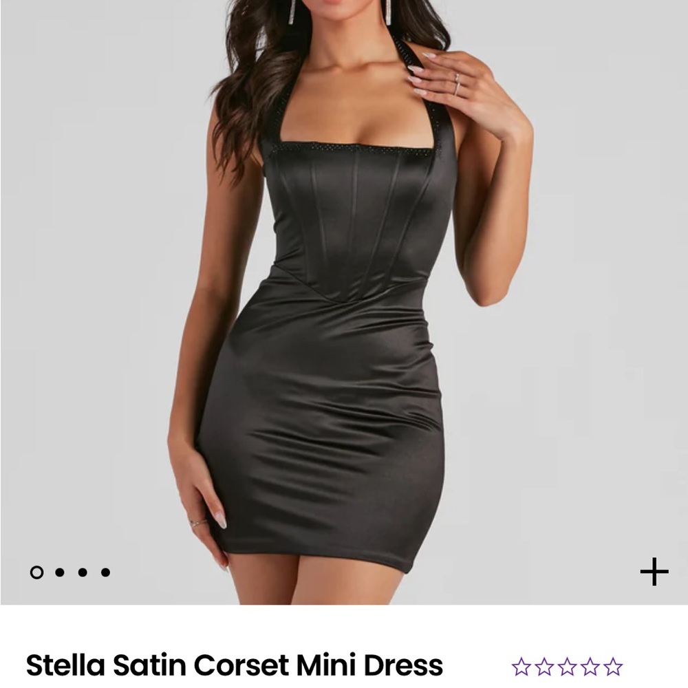 Stella Satin Corset Mini Dress